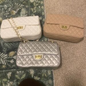 Set of 3 Brand New Quilted Bags